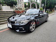 2014年BMW 435i Convertible日規硬頂敞篷雙門跑車 跑4萬6公里 M款方向盤 5AS駕駛輔助 車美 全額貸款 可議價