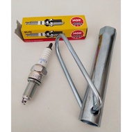 SPARK PLUG WAVE125 YAMAHA LC135 CPR6EA-9 CPR8EA-9 NGK PLUG SPANNER OPENER