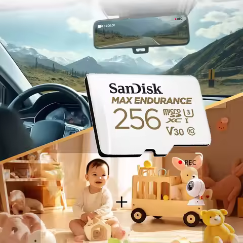 SanDisk MAX ENDURANCE microSD Card 32GB 64GB 128GB 256GB Memory Card U3 4K Full HD for driving recor