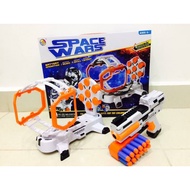 READY STOCK [MALAYSIA] spacewars gun with musical board | pistol toys | highspeedair gun | gun toys 
