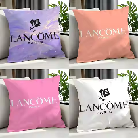 brand Lancome Cushion Cover Cushion Cover Set 4Pcs 50x50 45x45 40x40 Pillowcase Decorative Sofa Home