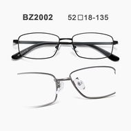 Men's titanium eyeglass frames BZ2002 (size 52/18/135)