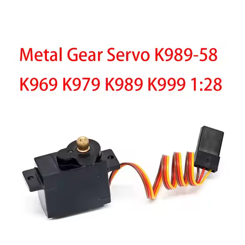 Metal Gear Servo K989-58 K969 K979 K989 K999 1:28 WL Toys Truck RC Spare Parts Dropshipping