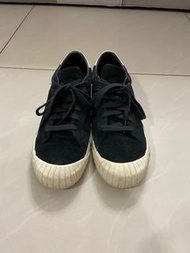 adidas everyn 麂皮黑色餅乾鞋24