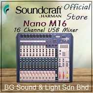 Soundcraft Nano M16 16-Channel USB Mixer