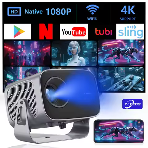 JIUMAO A10 4K UHD Projector 300ANSI Android 13 WiFi 4G 5G BT5.2 Native1080P Full HD Home Theater Mov