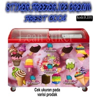 STIKER FREEZER ICE CREAM
