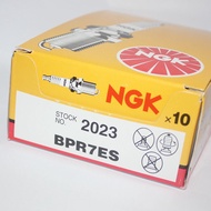 1PCS-ของแท้❣₪ หัวเทียน NGK BPR7ES เหมาะสำหรับ BP7ES F7TC Yellow River Kawasaki AX100 Racing Star 110