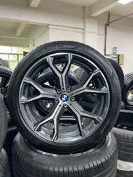 寶馬 X5原廠21吋輪轂帶胎前27540R21後31535R21派拉利 P ZERO 原配輪胎