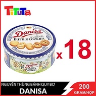 [Nguyên thùng] Bánh quy bơ Danisa Size nhỏ Hộp 200g X18