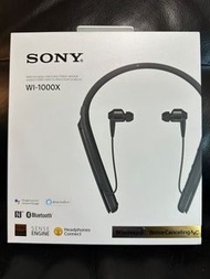 Sony WI-1000X 藍牙耳機 黑色