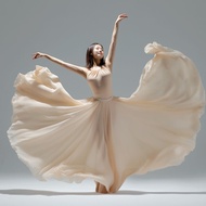 Classical Dance Costume Female Elegant 720 Degree Large Skirt Photo Dance Skirt Modern Dance Practic