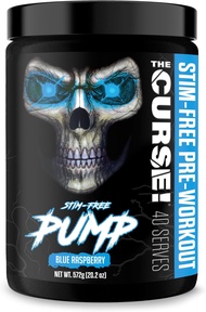 JNX THE CURSE! STIM-FREE PUMPS CAFFEINE FREE Pre-Workout 40 Servings เพิ่มแรง เพิ่มพลัง ก่อนออกกำล
