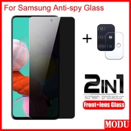 2 in1 Anti-Spy Tempered Glass VIVO Y51 Y31 Y30 Y20 Y20i Y20S Y12S Y50 Y17 Y15 Y12 Y11 Y83 Y93 Y91 Y9