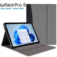 Microsoft Surface Pro 12/ Pro 11/10/9/ Surface Go 4/3 Zaki Plaid Leather Case