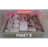 Scarlett Paket Skincare Brightening Series/Paket Hantaran Nikah/Bingkisan/Hampers Fre Box&Aksesoris