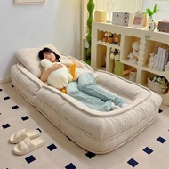 Human Kennel Lazy Sofa Foldable Sleeping Reclining Sofa Bed Room Bedroom Double Tatami Single Sofa