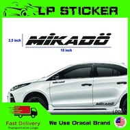 MIKADO THAILAND DESIGN CAR STICKER/LP-054