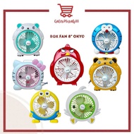 OKYO IBF-0816 Character Table Fan Box Fan 8 Inch Character Desk Fan
