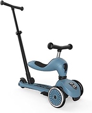 Scoot and Ride & Highwaykick 1 Push Go – 2-In-1 -On & er, Adjustable Handlebar, 1-Click Transformati