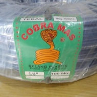ready selang cobra mas 1/4 tebal @100mtr (1 roll) murah