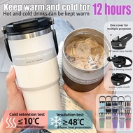 900ml 304 Stainless Steel Handheld Thermos Cup Vacuum Protection Thermal Insulation Cold Storage Cup