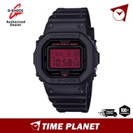 [Official Warranty] Casio G-Shock DW-5600 Series Stealthy Black & Red Finish Men Watch DW-5600BBR-1 