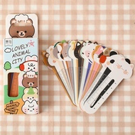 30 pieces Kids Bookmarks Animal Funny Cartoon Ruler Cute Reading Marks Back to School Gifts for Anim