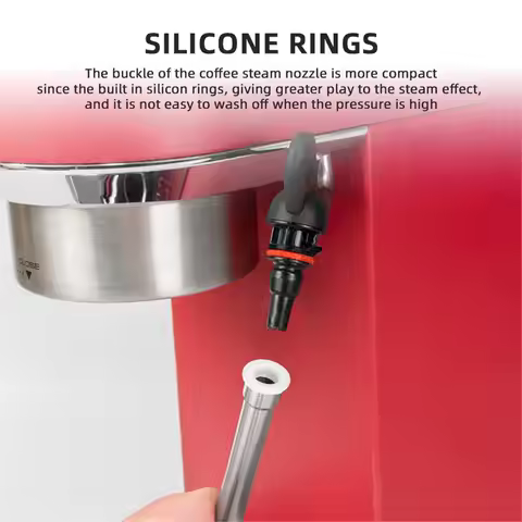 Coffee Machine Steam Nozzle Replacement for EC685 Stainless Steel Steam Wand Coffee Machine Accessor