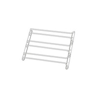 LINSBAYWU Creative Silver Wall Hanging Multiple Size Double Row Bar Accessories Goblet Holder Wine R