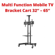 TV Bracket/Multi Function Mobile TV Bracket Cart 32” – 65”