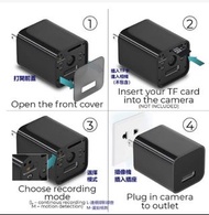 高清1080P 隱蔽USB 壁式充電器 隱藏式攝像機 運動檢測