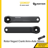 ROTOR VEGAST crank arms 170/172.5mm+ Axle 30 Chainring Cycling Road Bike Crank Component Basikal Ori