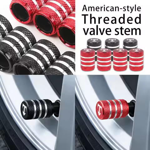 4Pcs Car Wheel Tire Valve Caps Auto Tyre Accessories For Hyundai N-LINE I10 I20 I30 I40 IX20 IX35 Ko