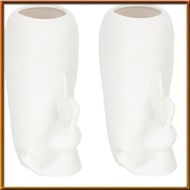 [chasoedivine.sg] White Ceramic Vase Spring Home Decor Modern Vase for Easter Minimalist Decor for Table Shelf