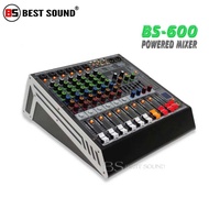 ( Ready Stock ) BS Best Sound Powered Mixer 6 Channel BS-600R