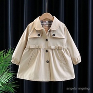 Sell Over 10,000 Girls Windbreaker Jacket Spring Autumn Women Mid-Length Korean Version Children 202