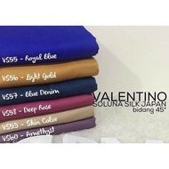 (1 METER) KAIN DULL SATIN VALENTINO SOLUNA