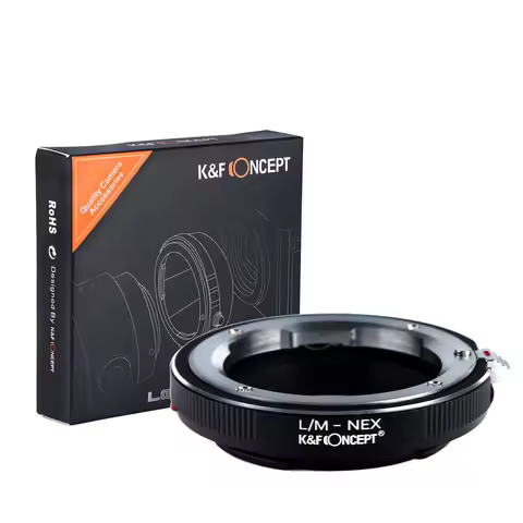 K&F Concept LM to E Lens Adapter Leica M to Sony E for Sony a5000 a6000 A7C A7C2 A1 A9 A7S A7R2 A73 