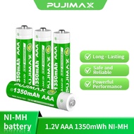 PUJIMAX Ni - MH battery AAA battery 1.2V 1350mAh rechargeable battery Remote Battery NO.7 battery