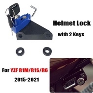 For Yamaha YZF R1S R1M 2015-2021,YZF R6 2017-2021 Motorcycle Helmet Lock Mount Hook Side Anti-theft Security Alloy with 2 Keys