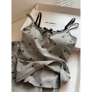 Summer Pajamas Set ins Cute Girls with Bow Pattern QCCC-Hh139