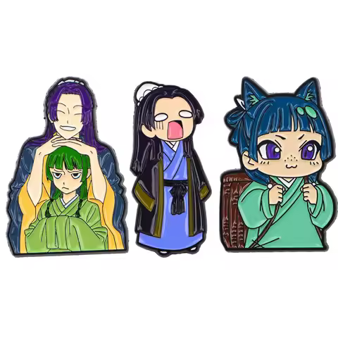 Enamel Pins The Apothecary Diaries Brooch Pines Lapel Pins Badge on Backpack Clothing Accessories Wi