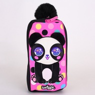 Australia smiggle Panda Pencil Case Primary School Students Double Zipper Double Layer Large Capacity Waterproof Stationery Bag