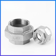 [.666.]304 Stainless Steel Internal Thread Flat Loose Joints Thread Water Pipe Joints Straight Loose