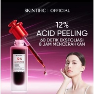 Skintific 12% Peeling Solution – AHA BHA PHA LHA Gentle Exfoliator 30ml