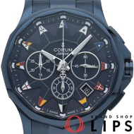 Corum Admiral's Legend 42 計時表 984.113.98/V733AB12，不鏽鋼，男士腕錶，藍色，成色極佳，附錶盒、保固卡，二手。