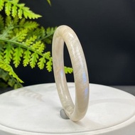 高品質 日月同輝手鐲 55+MM 高閃星光藍光貓眼 太陽石月光石共生