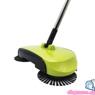 ELEGA Manual Hand-Push Sweeping Machine Non-Electric Rotating Floor Mop Broom Dustpan