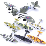 22cm 4D Diy Toys Fighter Assemble Blocks Building Model Airplane WW2 Germany BF109 UK Hurricane Figh